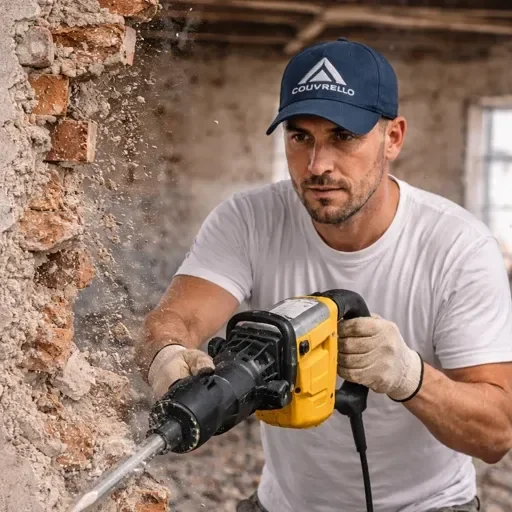 Dépose et préparation d’un chantier par des couvreurs Couvrello dans l’Hérault (34)